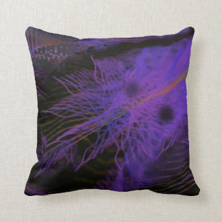 Coussin - structures pourpres - conception d'art