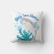 style de dessin animé de requin de chasse en haute