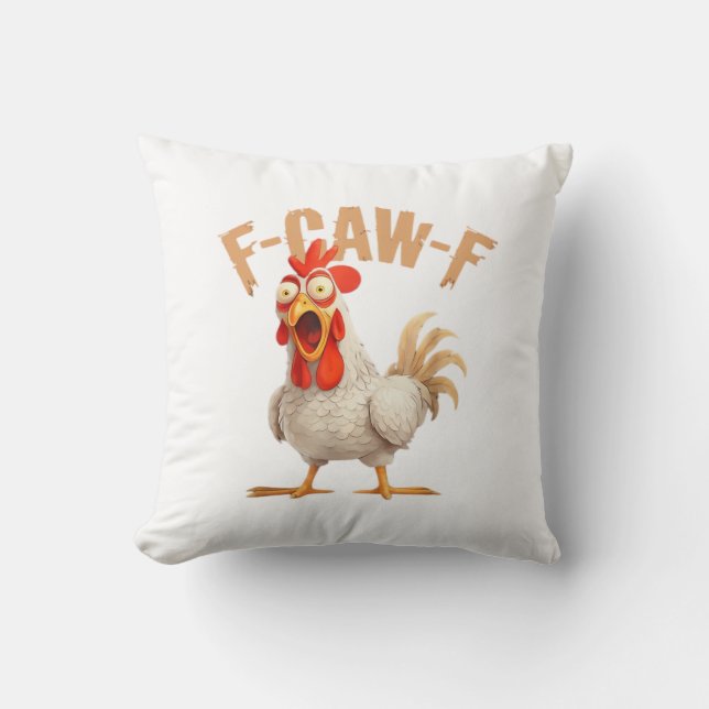 Coussin Style esthétique classique F-Caw-F (Recto)
