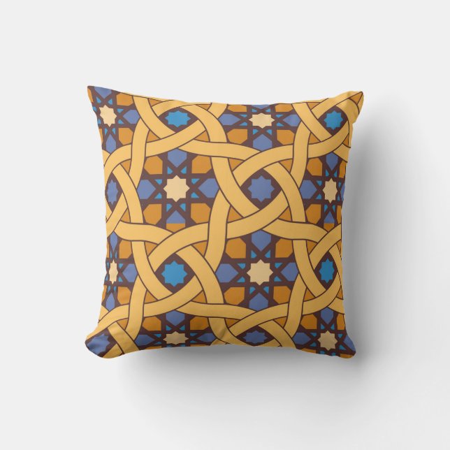 Coussin Style ethnique Abstrait Motif de mosaïque (Recto)