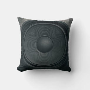 Coussin Style Grunge, arrière - plan haut-parleur audio