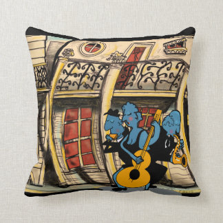 Coussin STYLE JAZZ NEW ORLEANS par Slipperywindow