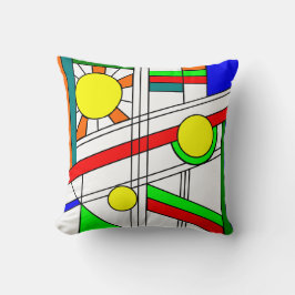Coussin Style moderne en verre de trait