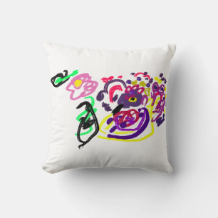 Coussin Style paon 