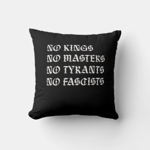 Coussin Style Pas de rois pas de maîtres pas de tyrans pas