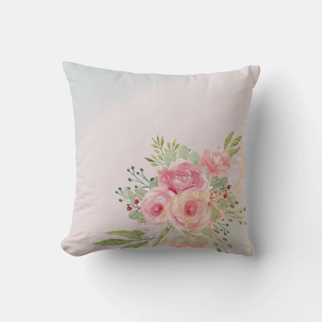 Coussin Style Roses roses roses (Recto)