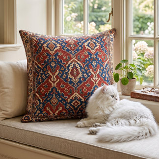 Coussin Style Tapis Persan
