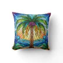 Style Verre Rasé Palmier Art