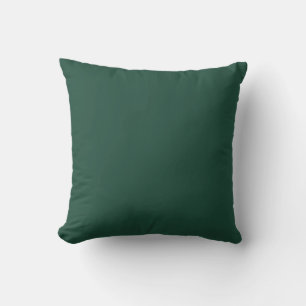 Coussin Style vert 1E4B3B Couleur - Option pour ajouter un