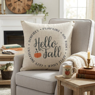 Coussin Stylish Bonjour Automne Classique