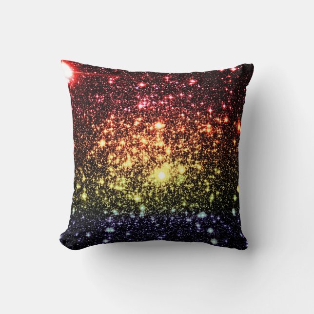 Coussin subtil Rainbow Stars (Recto)