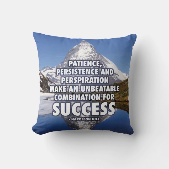 Coussin SUCCÈS - Motivation (Recto)