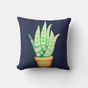 Coussin Succulent de Plante de serpent mou dans un pot ora