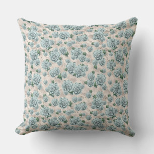 Coussin Succulents sur le Beach Motif