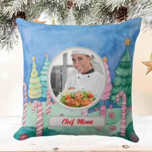 Coussin Sucre de canne de Noël Chef personnalisé Maman Pho