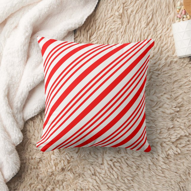 Coussin Sucre de canne Noël en bande Motif (Couverture)