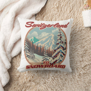 Coussin Suisse pour faire du snowboard