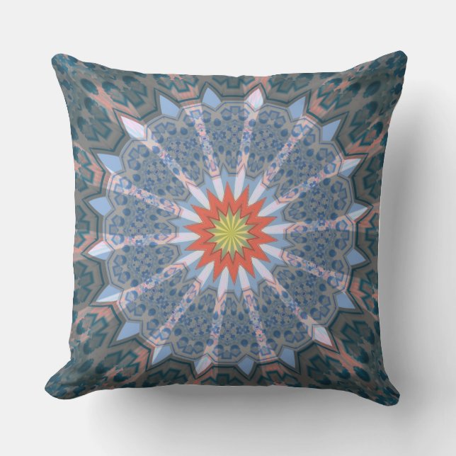 Coussin summer solstice 001 _ Throw Pillow (Recto)