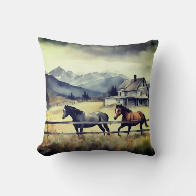 Coussin Summer storm  (Recto)
