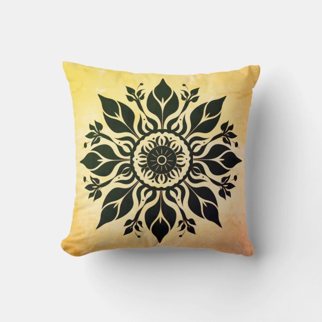 Coussin Sun Abstrait (Recto)