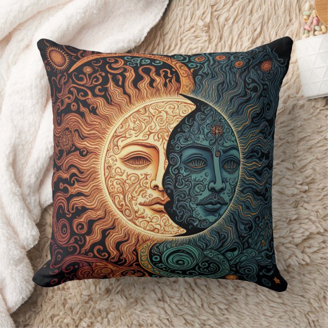 Coussin Sun et Moon Retro (Couverture)
