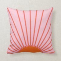 Sun Sunrise Pastel Rose Et Orange Sunshine