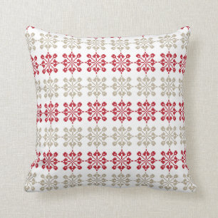 Coussin SUN traditionnel letton motif géométrique VI