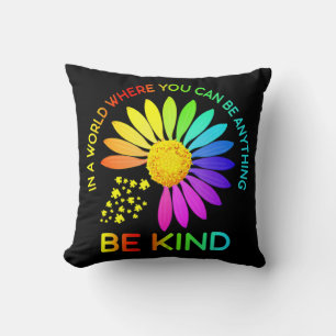 Coussin Sunflower Be Kind Puzzle Support Sensibilisation s