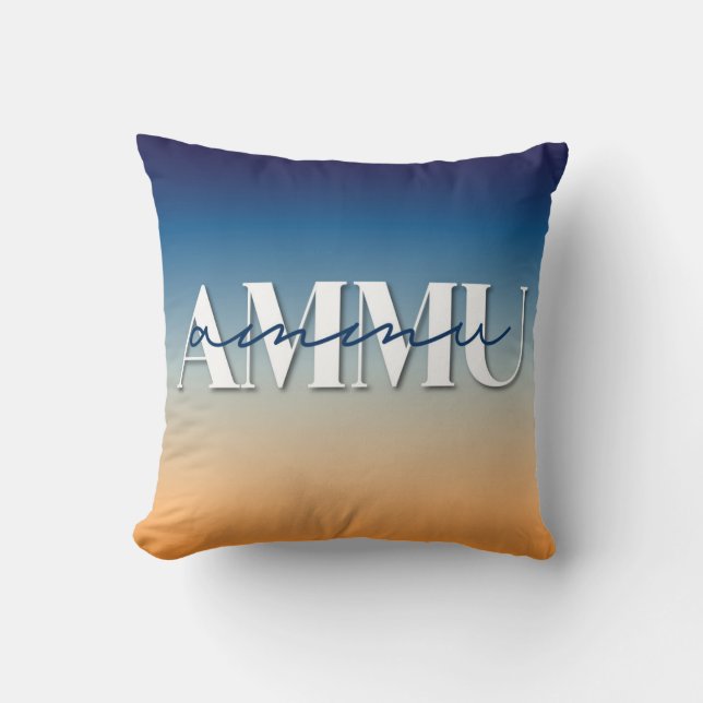 Coussin Sunset Serenade (Recto)