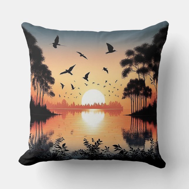Coussin Sunset Serenity  (Recto)