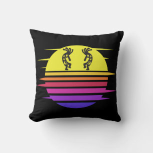 Coussin Sunset Sud-Ouest Kokopelli