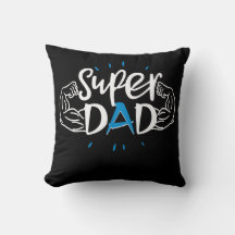 Super Dad Pillow V2 – Cozy Father Gift