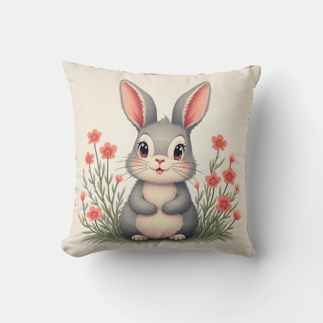 coussin super mignon coussin lapin (Recto)