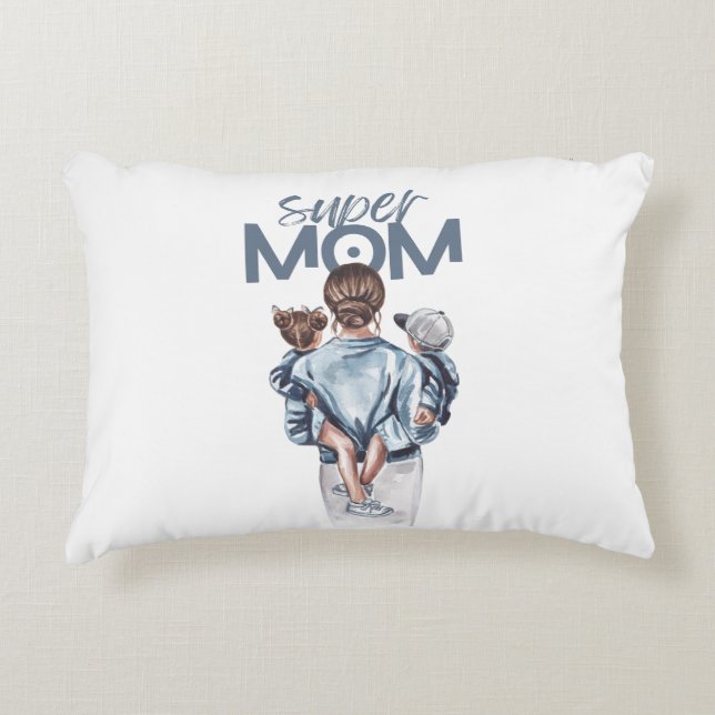 Coussin Super MOM (Devant)