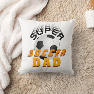 Coussin Super Papa Footballeur Sport Fête des Pères