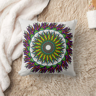 Coussin superbe conception artistique originale de mandala