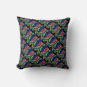 Coussin Superbe drapeau national d'Afrique du Sud