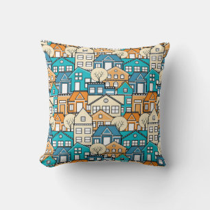 Coussin Superbe Schéma de banlieue
