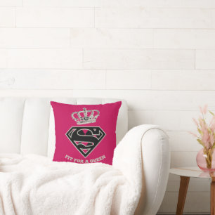 Coussin Supergirl S-Shield "Adapté Pour Une Reine"
