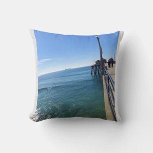 Coussin Sur la jetée, Huntington Beach, Californie