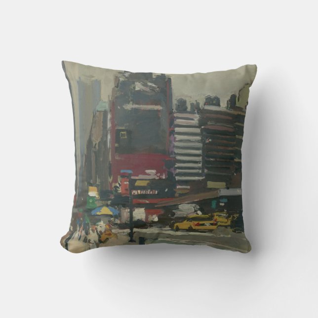 Coussin Sur le trottoir 2012 (Recto)