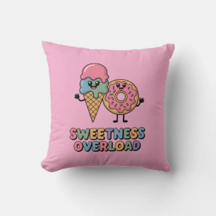 Coussin Surcharge de sucrerie Enfants de Donut & Ice Cre