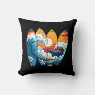 Coussin Surf Waves Surfboards
