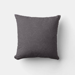 Coussin Surface texturée violette foncée à motif tourbillo