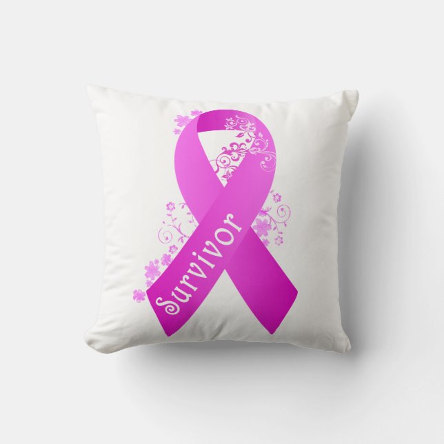 Coussin Survivant du cancer du sein (Recto)