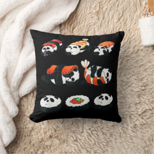 Coussin Sushi Maki Câlin Panda Mignon Amoureux Funny Kawai