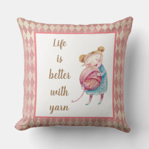 Coussin Sweet Yarn Lover
