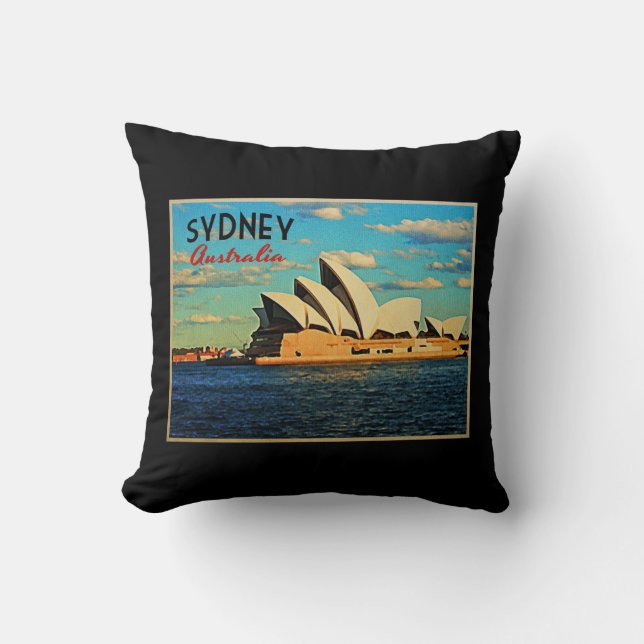 Coussin Sydney Australie (Recto)