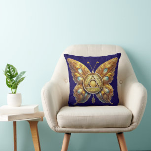 Coussin Symbole AA Papillon et Prière