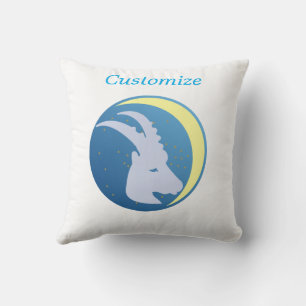 Coussin Symbole Capricorne Thunder_Cove